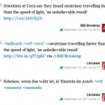 cern vs einstein #wtf