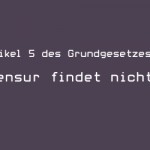 Es darf doch echt nicht wahr sein! ZENSURARSCHLÖCHER! 